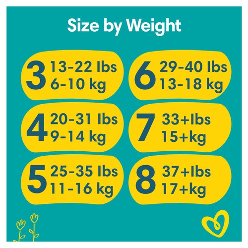 Pampers Baby-Dry Size 4+, 41 Nappies, 10kg-15kg, Essential Pack