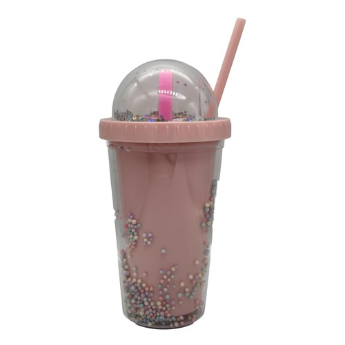 Tri Coastal Dome Cup With Pom Poms