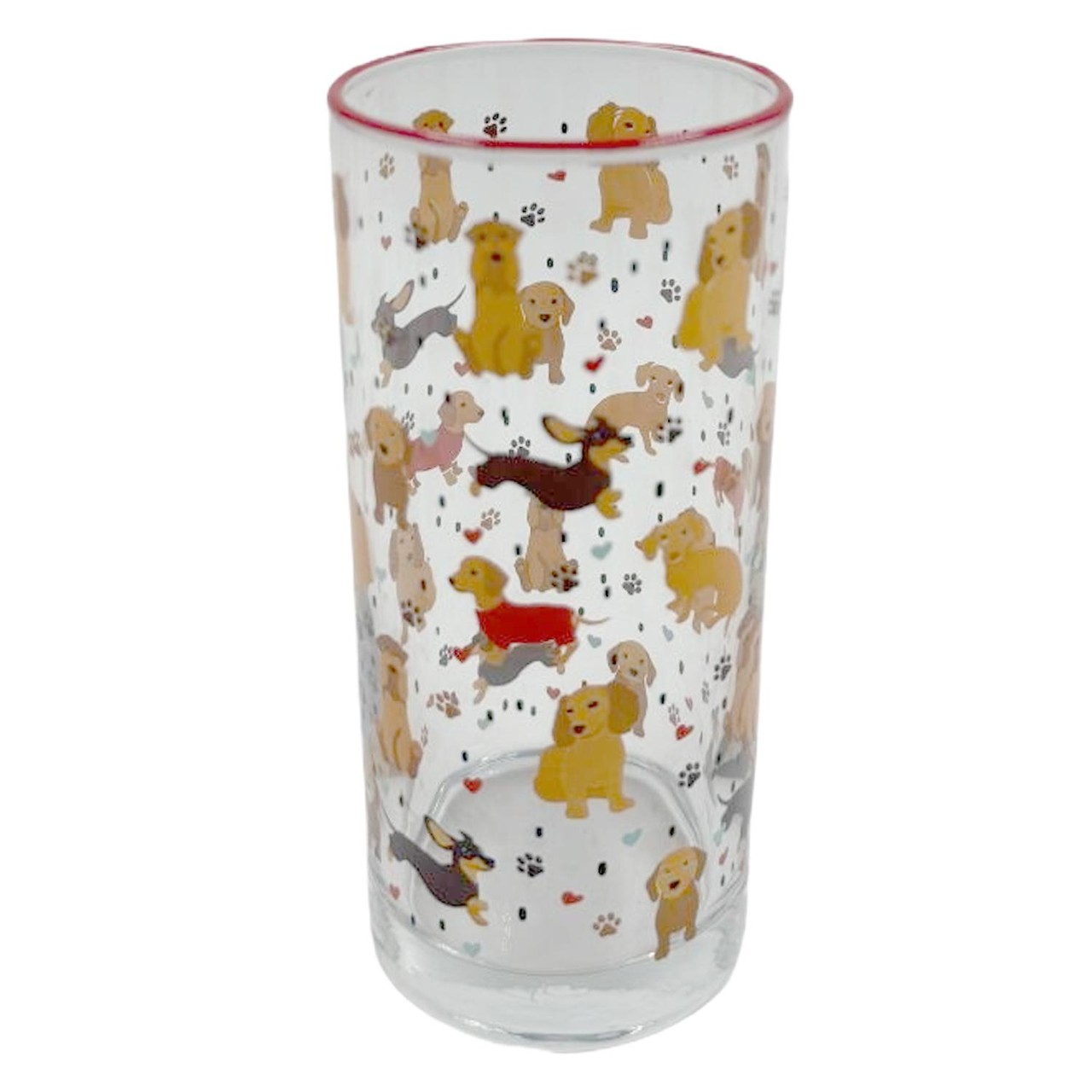 Nutmeg Home Dog Tumbler Red 290cc