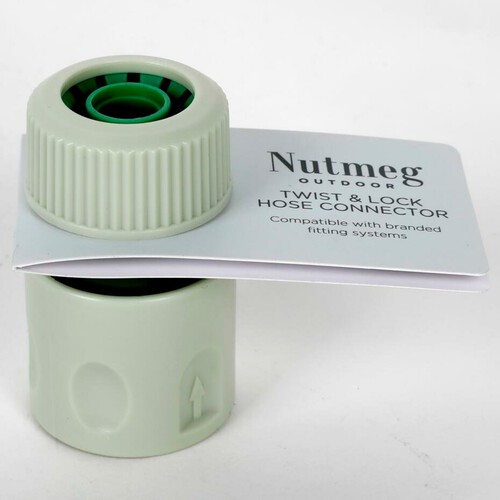 Nutmeg Hose Connector Twist & Lock