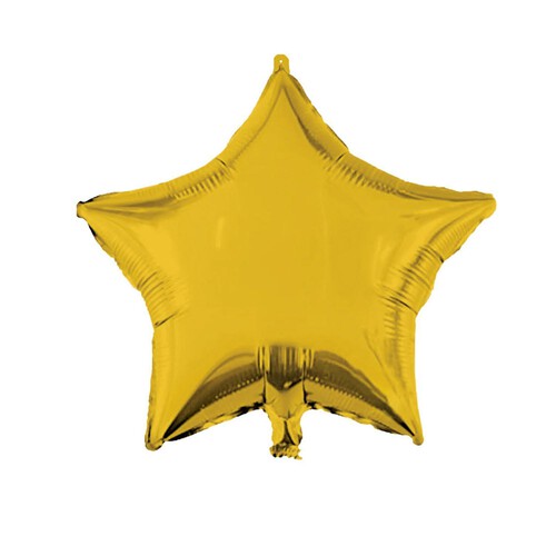 Decorata Standard Gold Star Foil Balloon