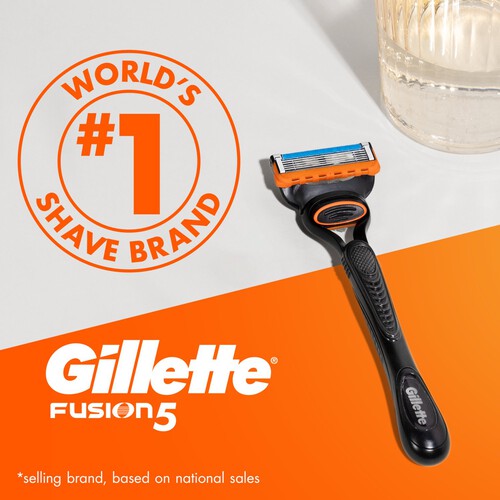 Gillette Fusion5 Starter Pack Handle + 4 Razor Blades