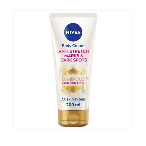 Nivea luminous 630 anti stretch marks dark spots body cream 200ml