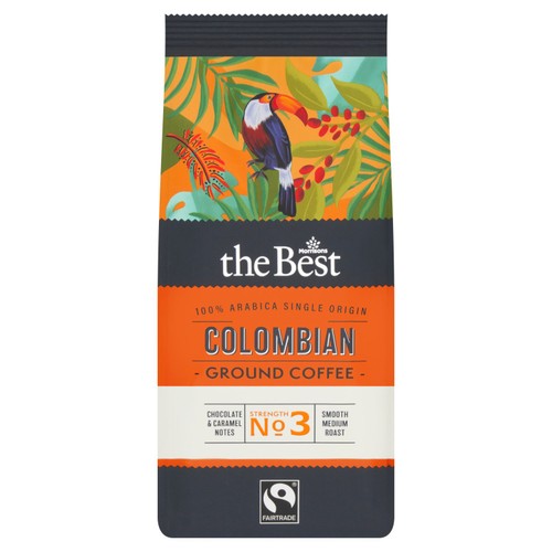 Morrisons fair trade colombian ground coffee