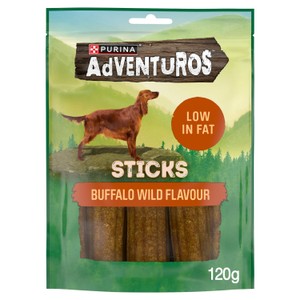 Adventuros Sticks Dog Treat Buffalo Flavour