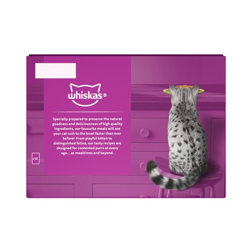 Whiskas Senior 7+ Mixed Menu Pouches in Gravy