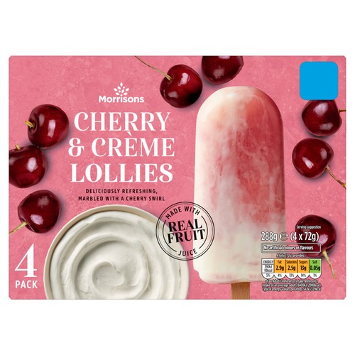 Morrisons Cherry & Creme Lolly Limited Edition 280ml