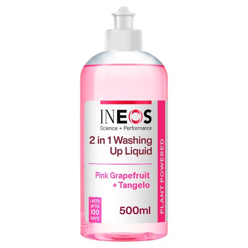 INEOS 2in1 Washing Up Liquid Pink Grapefruit + Tangelo