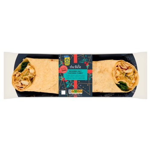 Morrisons The Best Boxing Day Curry Wrap 222g
