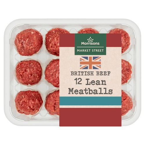 Morrisons 12 Beef Meatballs 5% Fat