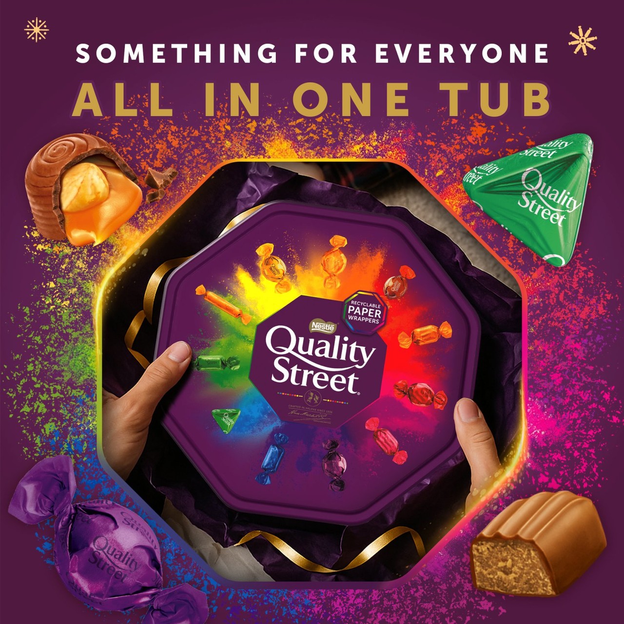 Quality Street Tub 550g - Morrisons Online Groceries & Offers