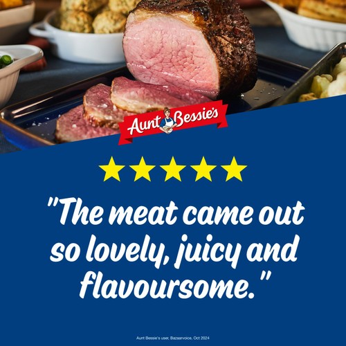 Aunt Bessie's Garlic & Herb Beef Joint 550g