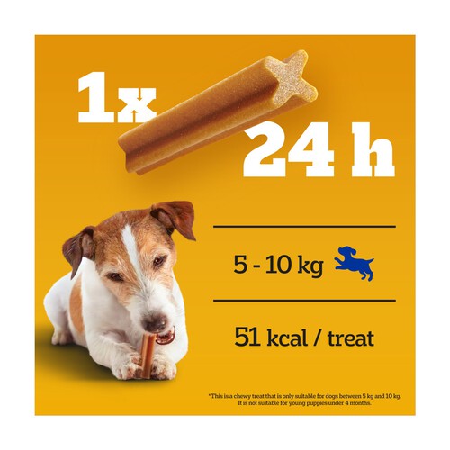 Pedigree Dentastix Daily Adult Small Dog Treats 35 x Dental Sticks 