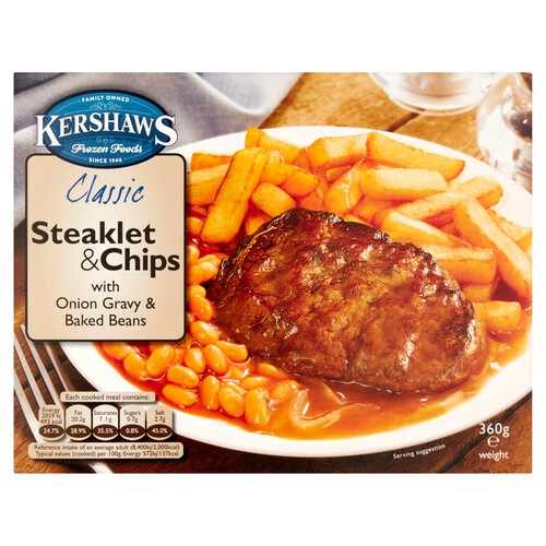 Kershaws Classic Steaklet & Chips