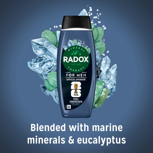 Radox Male Shower Gel Feel Energised 450ml