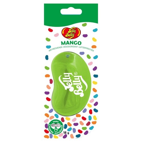 Jelly Belly Mango 3D Gel Car Air Freshener