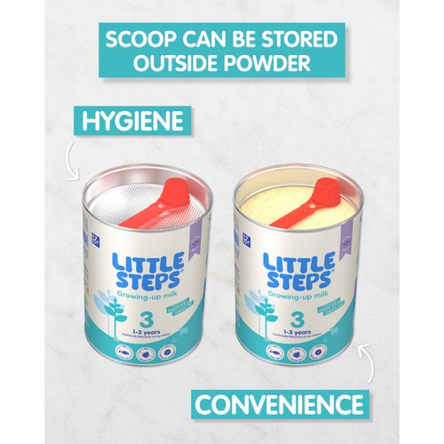LITTLE STEPS Growing Up Toddler Milk Powder Formula 1-3 Years 800g