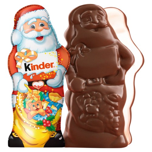 Kinder Milk Chocolate Christmas Santa Gift 110g