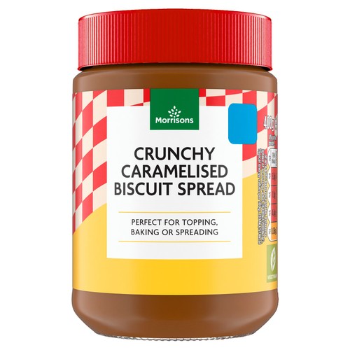 Morrisons Crunchy Caramelised Biscuit Spread 400g