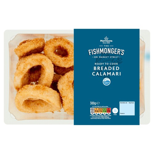 Morrisons Fishmongers Frozen Ready To Cook Breaded Calamari