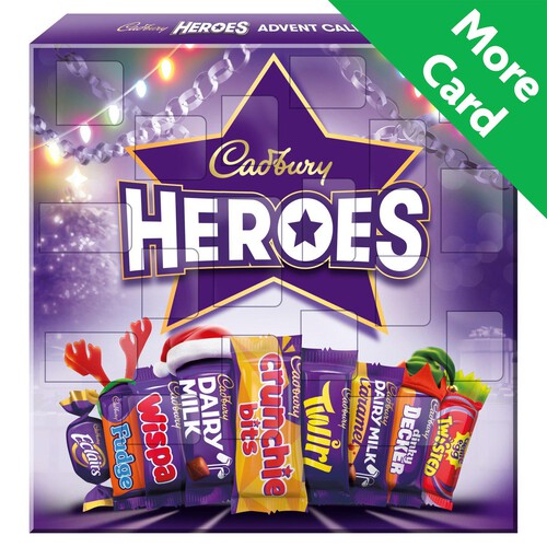 Cadbury Heroes Chocolate Christmas Advent Calendar