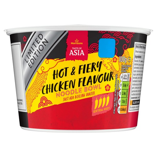 Morrisons Ramen Noodle Bowl Extreme Heat