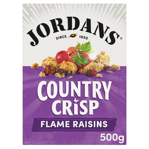 Jordans Country Crisp Flame Raisins Breakfast Cereal 