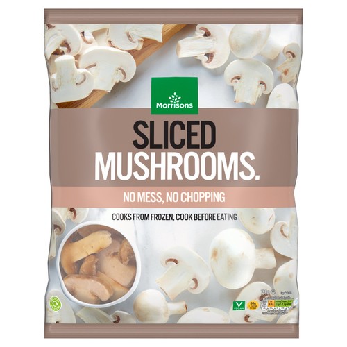 Morrisons Sliced Mushrooms  750g
