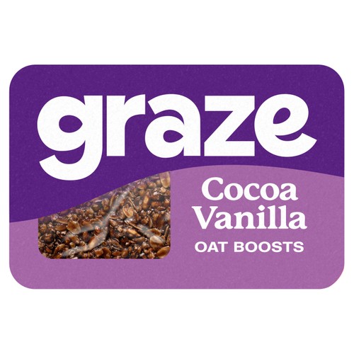 Graze Snack Box Oat Boosts Cocoa & Vanilla Flapjack 50g