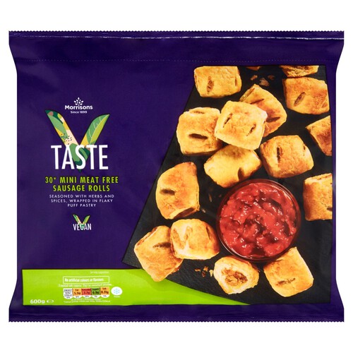 Morrisons V Taste 30 Vegan Cocktail Rolls