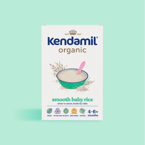 Kendamil Organic Smooth Baby Rice 120g