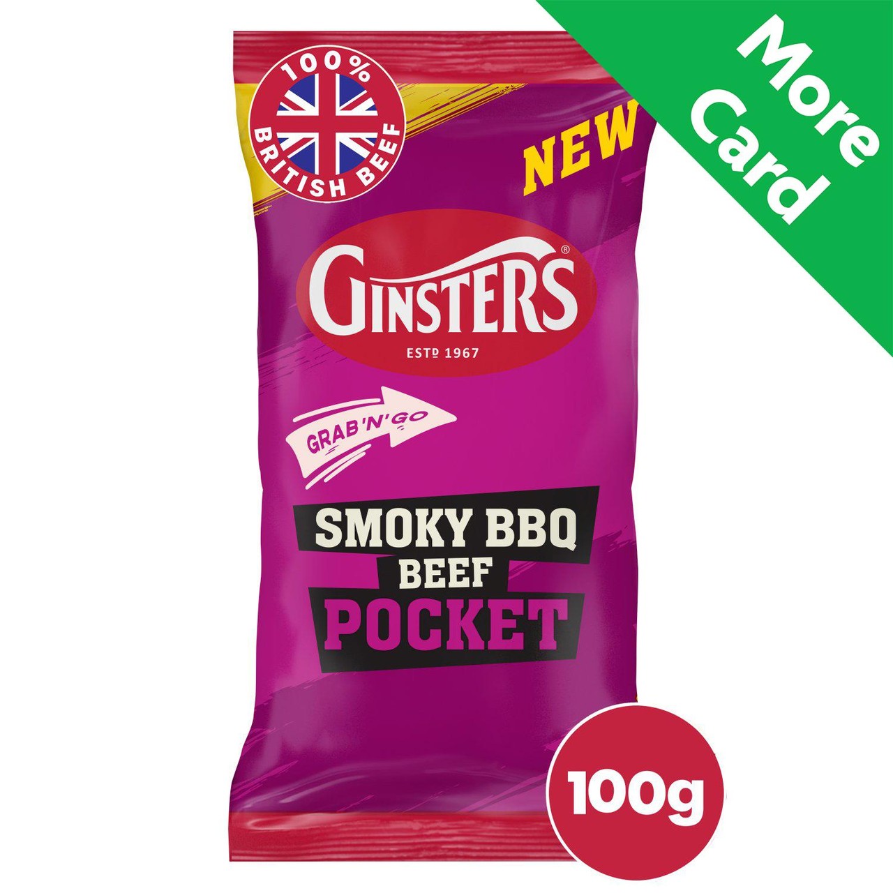 Ginsters Smoky BBQ Beef Pocket 100g
