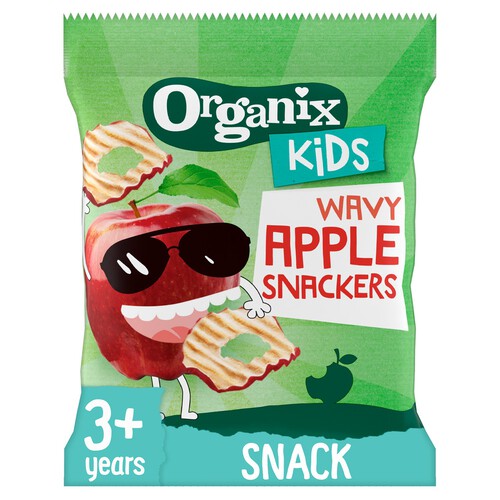 Organix Kids Wavy Apple Snackers 15g