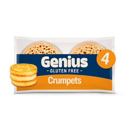 Genius Gluten Free 4 Classic Crumpets 220g