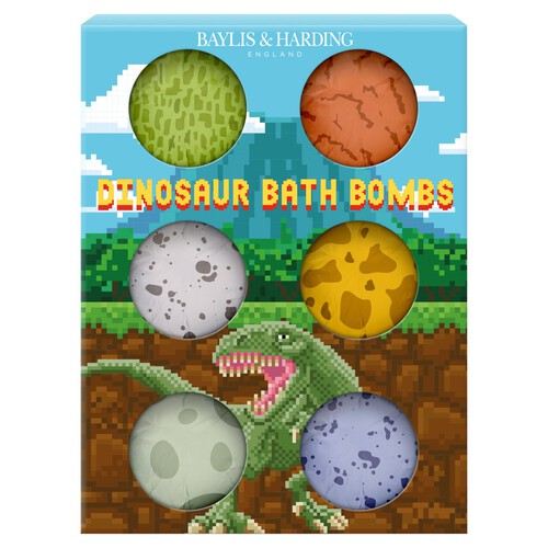 Baylis & Harding 6 Dinosaur Bath Bombs