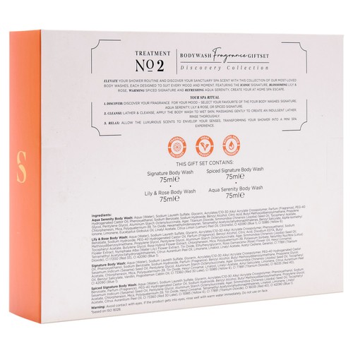 Sanctuary Spa Discovery Body Wash Fragrance Collection