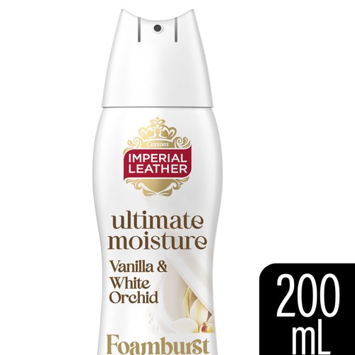 Imperial Leather Ultimate Moisture Vanilla & White Orchid Foamburst 200ml