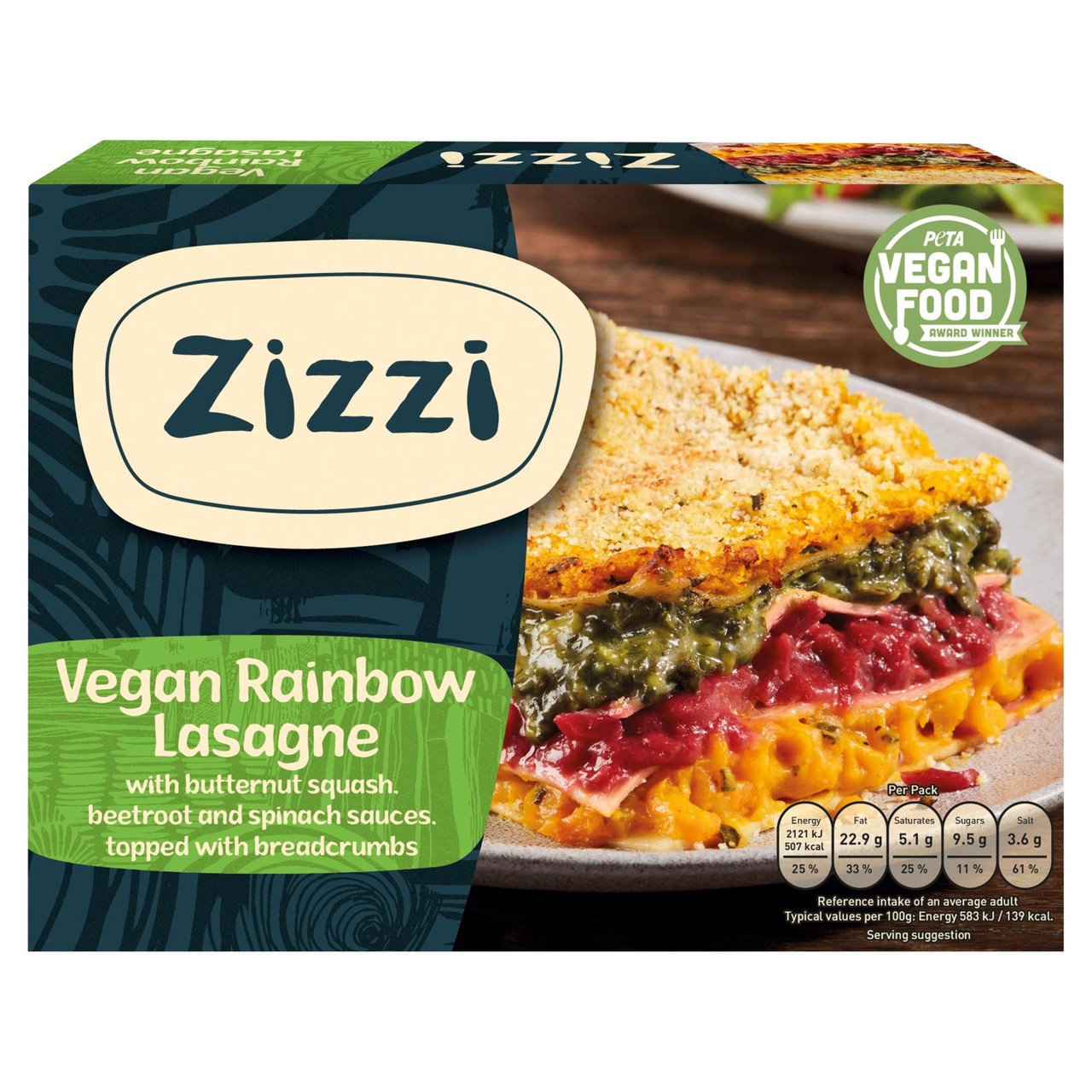Zizzi Vegan Rainbow Lasagne 400g
