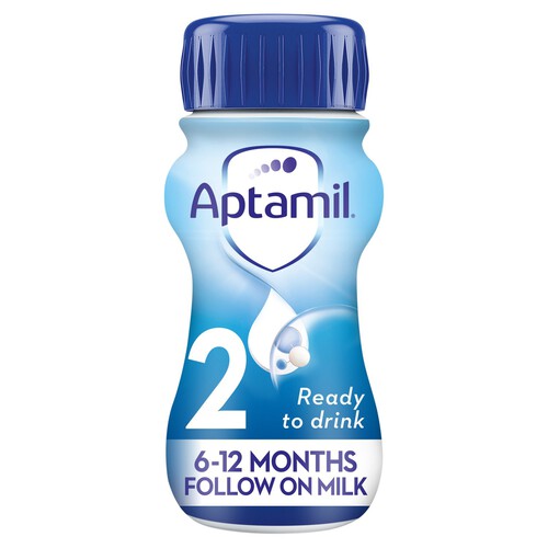 Aptamil 2 Follow On Baby Milk Formula Liquid Ready to Feed 6-12 Months