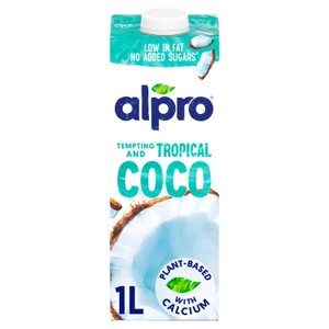 Alpro Coconut No Sugar Long Life Dairy Free Drink 1L