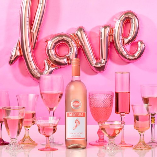 Barefoot Pink Moscato Rose Wine