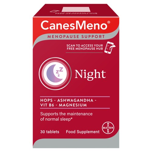 CanesMeno Menopause Support Night Food Supplement 30 Tablets