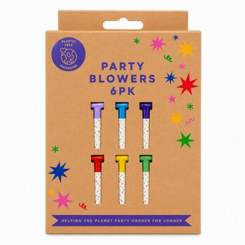 Mad Party Party Blowers 6 Pack