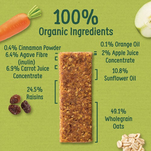 Organix Carrot Cake Soft Oaty Bars