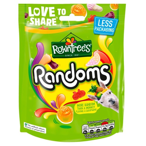 Rowntree's Randoms Sweets Sharing Pouch 150g