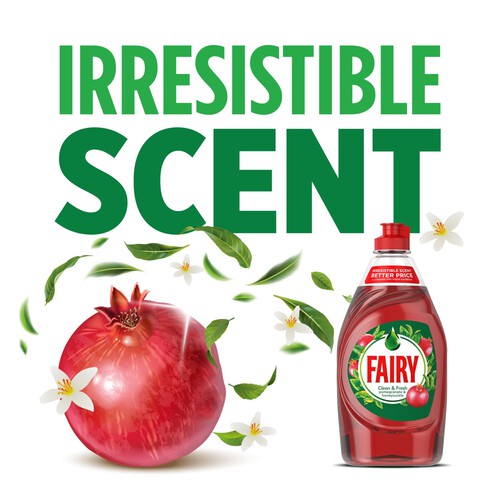 Fairy Clean Fresh Hand Dishwashing Pomegranate