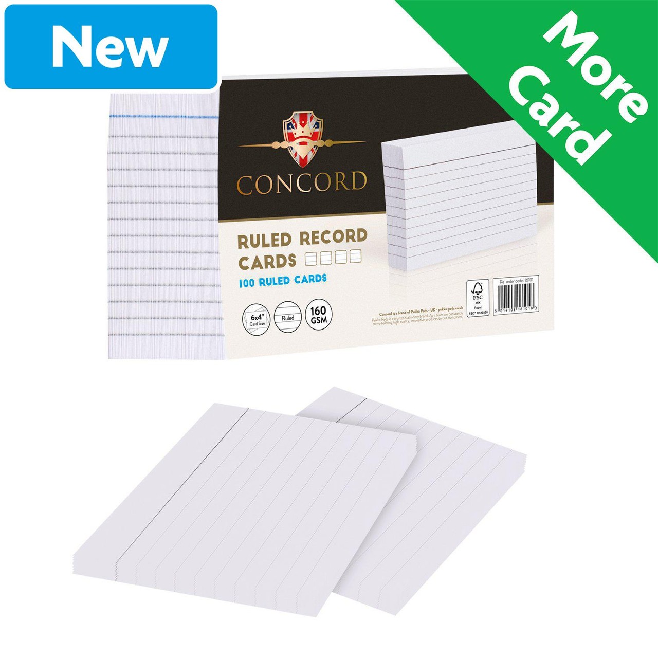 Pukka Revision Cards White Fsc Mix