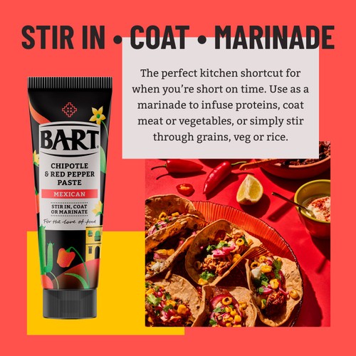 Bart Mexican Chipotle & Red Pepper Paste 80g