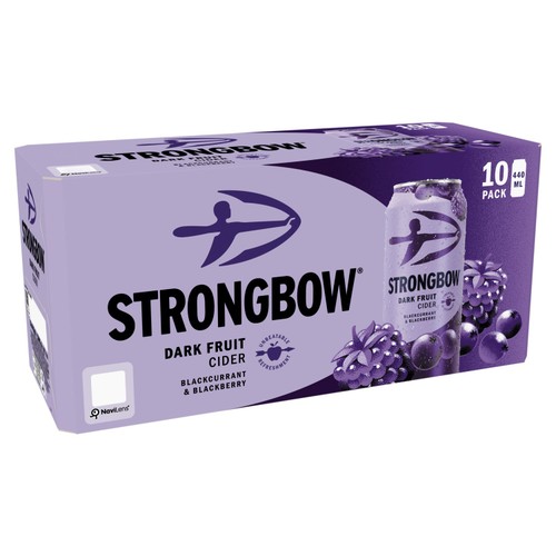Strongbow Dark Fruit Cider Cans 10x440ml