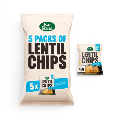 Eat Real Sea Salt Lentil Chips 